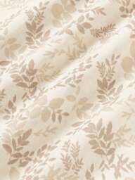 Leaf Print Pillowcase Pola in Linen-Cotton Blend with Flange - thumbnail 5