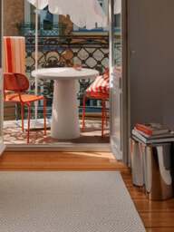 Hand-Woven Indoor & Outdoor Rug Rika with Diamond Pattern - thumbnail 6