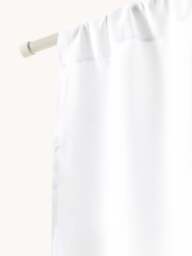Light-Filtering Linen Rod Pocket Curtain Shelly, W 280 cm - thumbnail 3