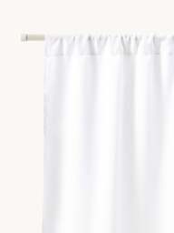 Light-Filtering Linen Rod Pocket Curtain Shelly, W 280 cm
