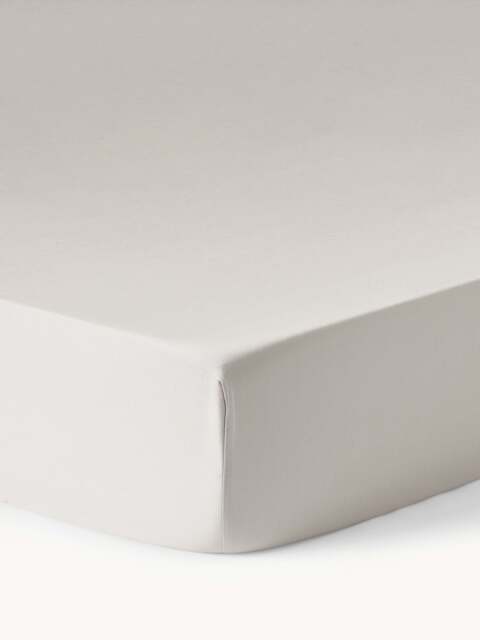 Topper Fitted Sheet Comfort, Cotton Sateen - image 1