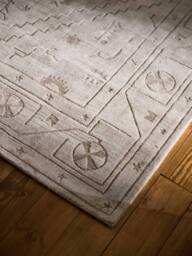 Hand-Woven Viscose Rug Shaila - thumbnail 7