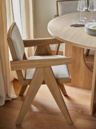 Upholstered Dining Chair Sissi with Armrests - thumbnail 9
