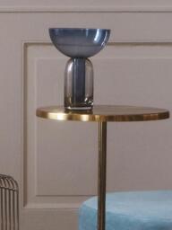 Mouth-Blown Glass Vase Torus, H 20 cm - thumbnail 2