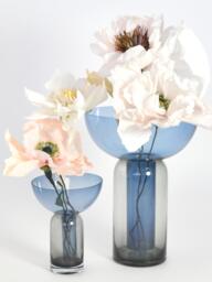 Mouth-Blown Glass Vase Torus, H 20 cm - thumbnail 4