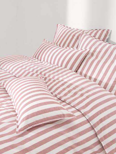 Striped Cotton Duvet Cover Diogo - image 1
