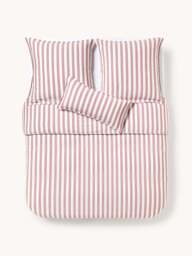 Striped Cotton Duvet Cover Diogo - thumbnail 3