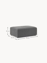 XL Ottoman Melva, W 116 x D 72 cm - thumbnail 8