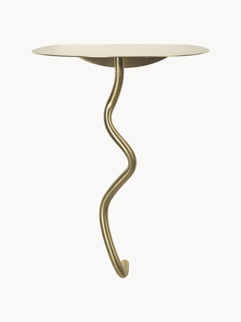 Brass Wall Side Table Curvature - image 1