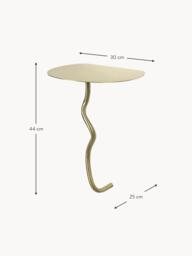 Brass Wall Side Table Curvature - thumbnail 4