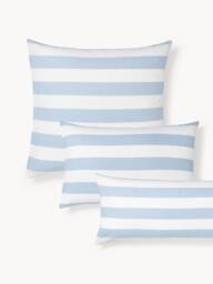 Striped Reversible Cotton Pillowcase Lorena