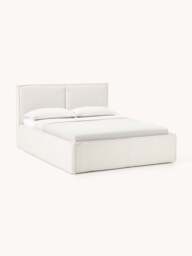 Upholstered Bouclé Bed Dream - thumbnail 1
