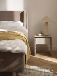 Marble and Metal Bedside Table Bruce - thumbnail 2