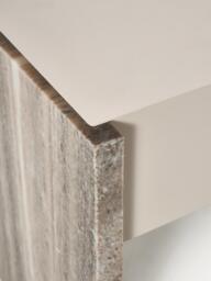 Marble and Metal Bedside Table Bruce - thumbnail 7