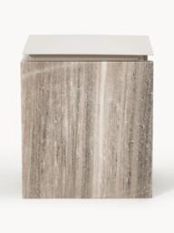 Marble and Metal Bedside Table Bruce - thumbnail 5