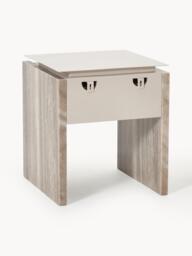 Marble and Metal Bedside Table Bruce - thumbnail 6