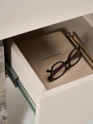 Marble and Metal Bedside Table Bruce - thumbnail 8