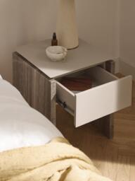 Marble and Metal Bedside Table Bruce - thumbnail 9