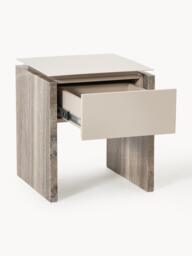Marble and Metal Bedside Table Bruce - thumbnail 3