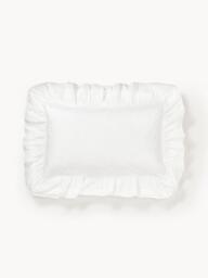 Washed Cotton Percale Pillowcase Louane with Ruffles - thumbnail 3