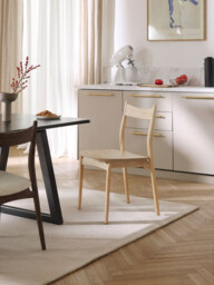 Ash Wood Dining Chair Koa - thumbnail 7