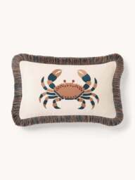 Cushion Cover Triton with Fringes - thumbnail 1