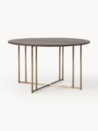 Round Mango Wood Dining Table Luca, in various sizes - thumbnail 1