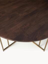 Round Mango Wood Dining Table Luca, in various sizes - thumbnail 5