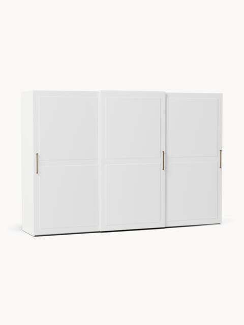 Modular Sliding Door Wardrobe Charlotte, 300 cm Wide, in various sizes