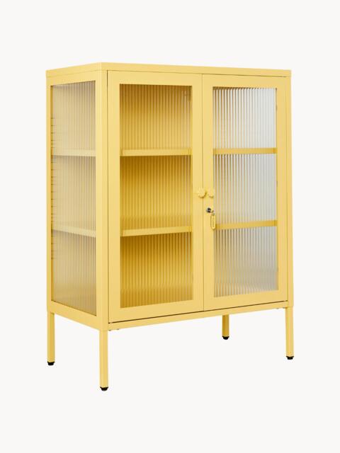 Metal Display Cabinet The Mixer with Ribbed Glass - image 1