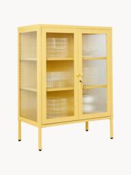 Metal Display Cabinet The Mixer with Ribbed Glass - thumbnail 3