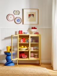 Metal Display Cabinet The Mixer with Ribbed Glass - thumbnail 6