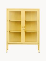 Metal Display Cabinet The Mixer with Ribbed Glass - thumbnail 4