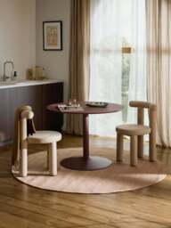 Round Hand-Woven Wool Rug Amaro - thumbnail 6