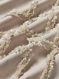 Cotton Percale Duvet Cover Faith with Tufted Design - thumbnail 6