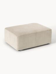 Corduroy Ottoman Melva, W 99 x D 72 cm - thumbnail 3