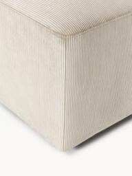 Corduroy Ottoman Melva, W 99 x D 72 cm - thumbnail 5