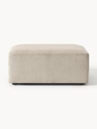 Corduroy Ottoman Melva, W 99 x D 72 cm - thumbnail 2
