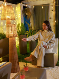 Dimmable Oudoor LED Floor Lamp Lola, H 109 cm - thumbnail 3
