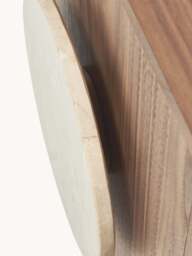 Bedside Table Holden with Travertine Handle - thumbnail 7