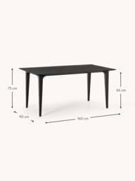 Mango Wood Dining Table Archie, in various sizes - thumbnail 9