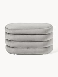 Small Velvet Upholstered Bench Alto with Storage Space - thumbnail 4
