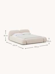 Upholstered Bed Wolke with Storage - thumbnail 8
