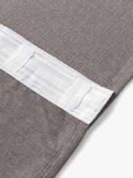 Opaque Multi-Band Curtains Jensen, Set of 2, W 130 cm - thumbnail 6