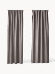Opaque Multi-Band Curtains Jensen, Set of 2, W 130 cm - thumbnail 3