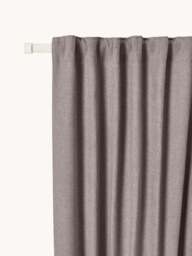 Opaque Multi-Band Curtains Jensen, Set of 2, W 130 cm - thumbnail 1
