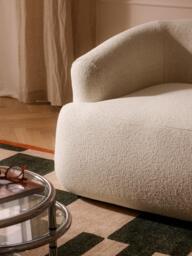 Bouclé Armchair Sofia - thumbnail 8