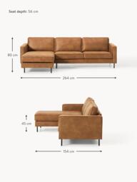 Leather Corner Sofa Hunter (4-seater) - thumbnail 7