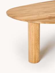 Organic-Shaped Oak Wood Dining Table Naruto, in various sizes - thumbnail 4