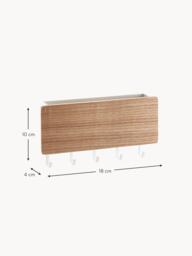 Wall-Mounted Coat Rack Rin with Magnetic Back - thumbnail 4